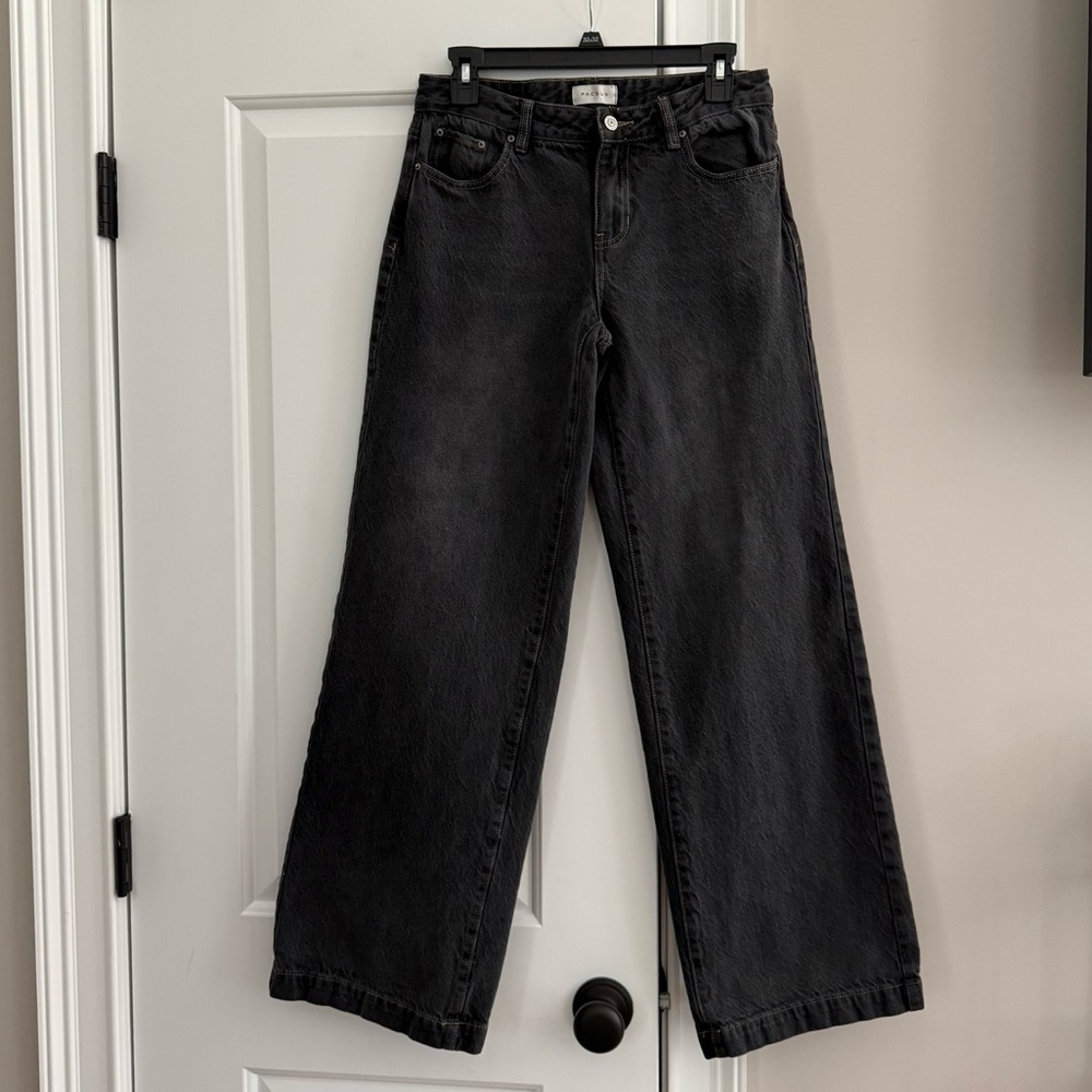 PacSun Black Casey Low Rise Baggy Jean Size 26
